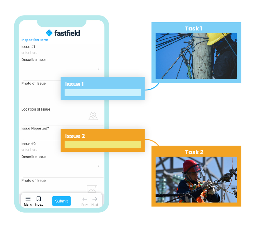 Digital Inspection Report with Tasks